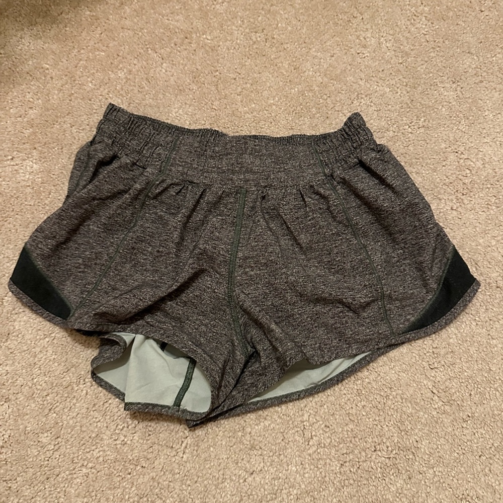 Gray lulu hotty hot shorts